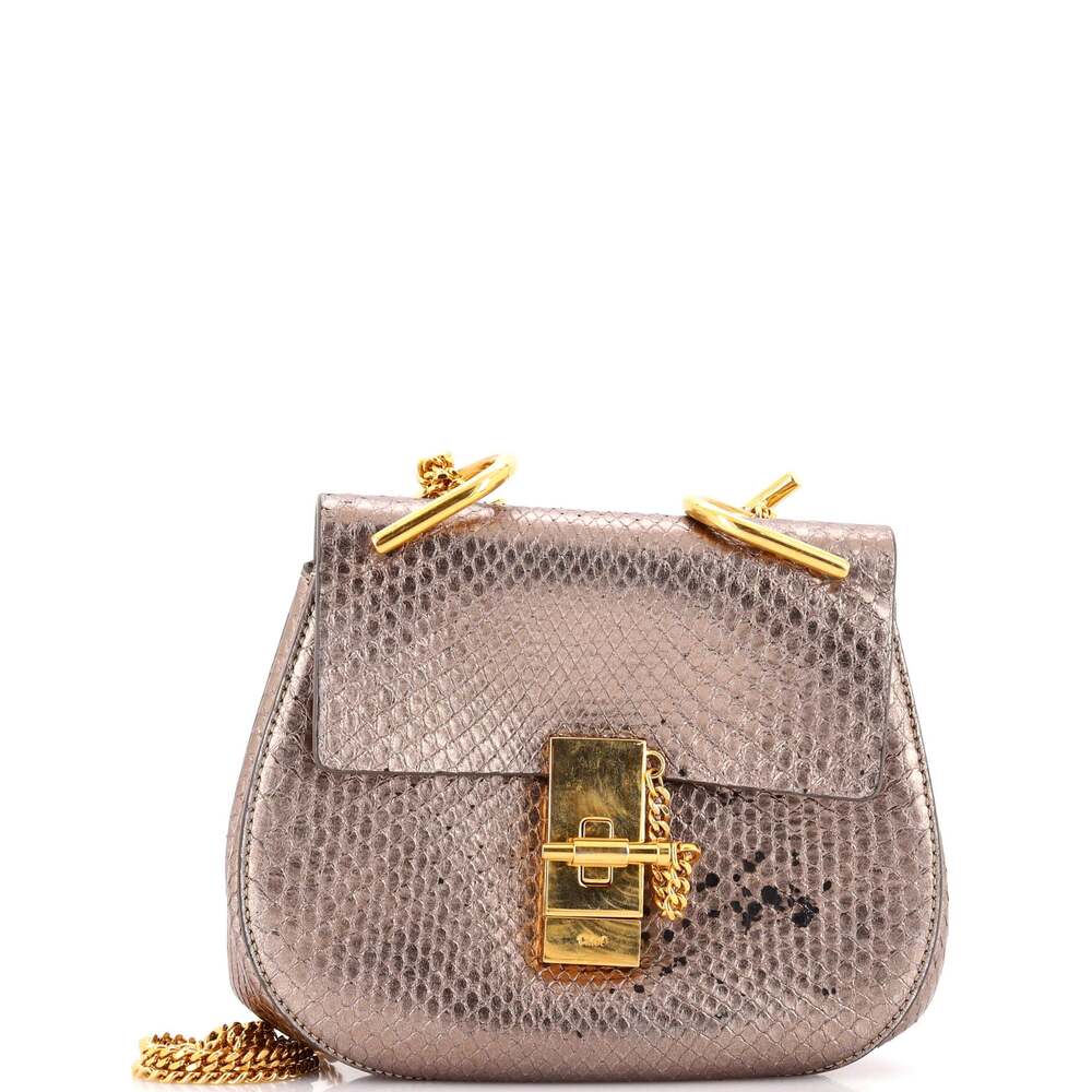 Chloe Drew Crossbody Bag Python Mini #226940C86B